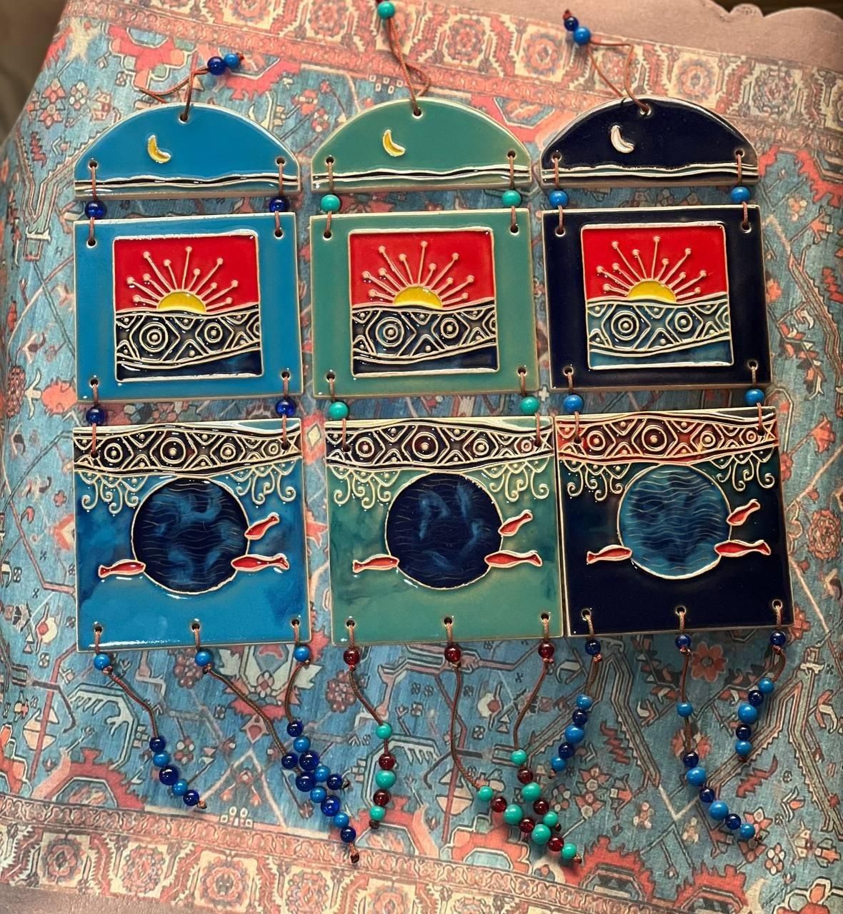 دیوارکوب  کاشی ایران|صنایع دستی و سایر لوازم تزئینی|رشت, گلباغ نماز|دیوار