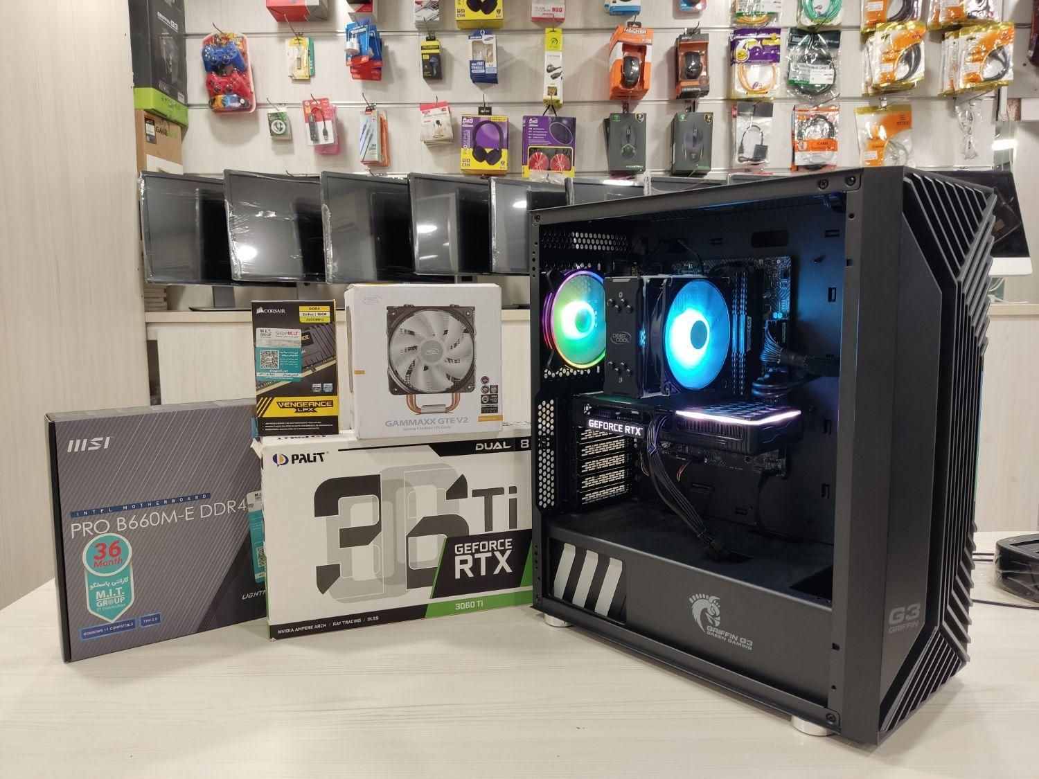 کامپیوتر گیمینگ و رندرینگ RTX|رایانه رومیزی|گرگان, |دیوار