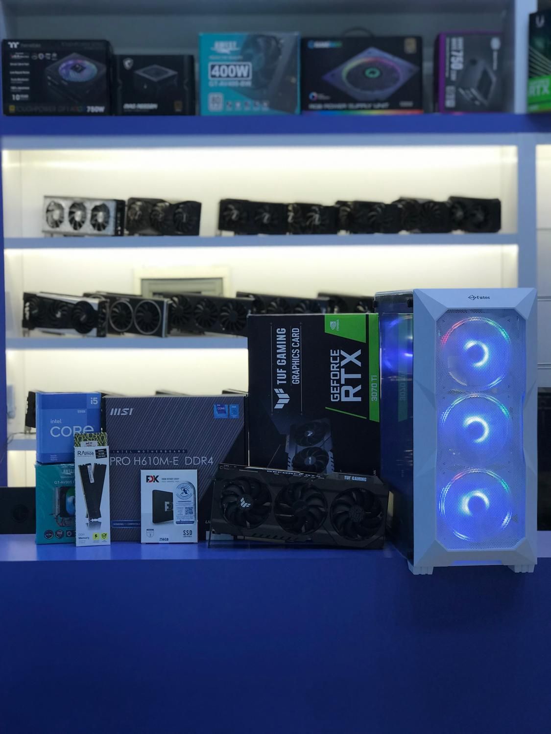 کیس گیمینگ نسل 12 با 12400F و 3070Ti 8Gb اقساطی|رایانه رومیزی|مشهد, عامل|دیوار