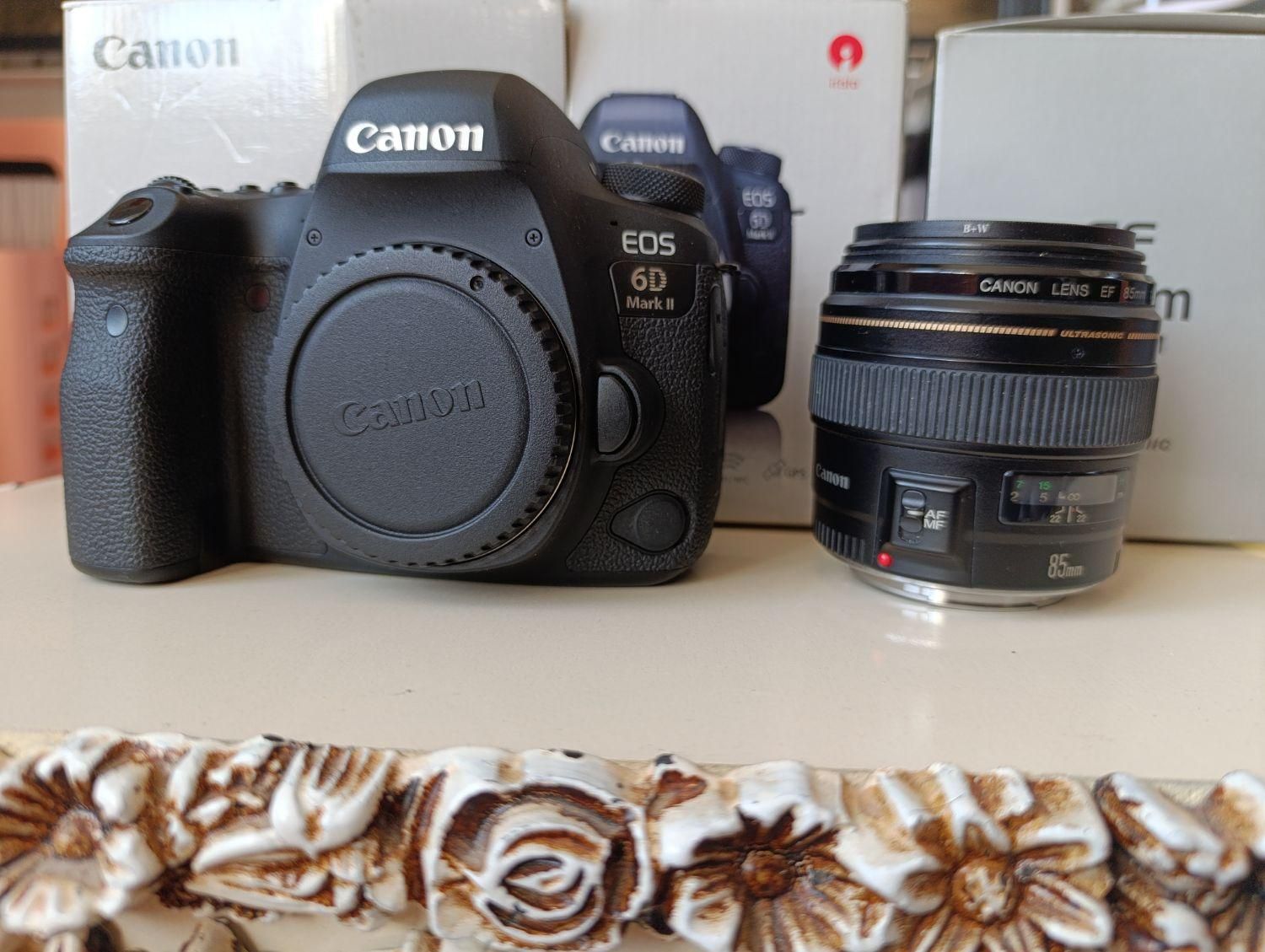 دوربین عکاسی canon 6d ll و لنز85 فیکس|دوربین عکاسی و فیلم‌برداری|تهران, مجیدیه|دیوار