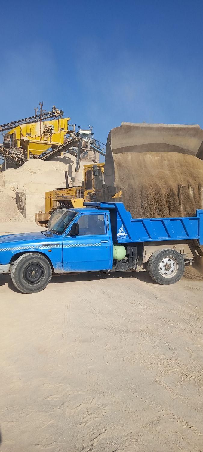 ماسه ونخاله ساختمانی با نیسان کمپرسی|خدمات حمل و نقل|خرم‌آباد, |دیوار