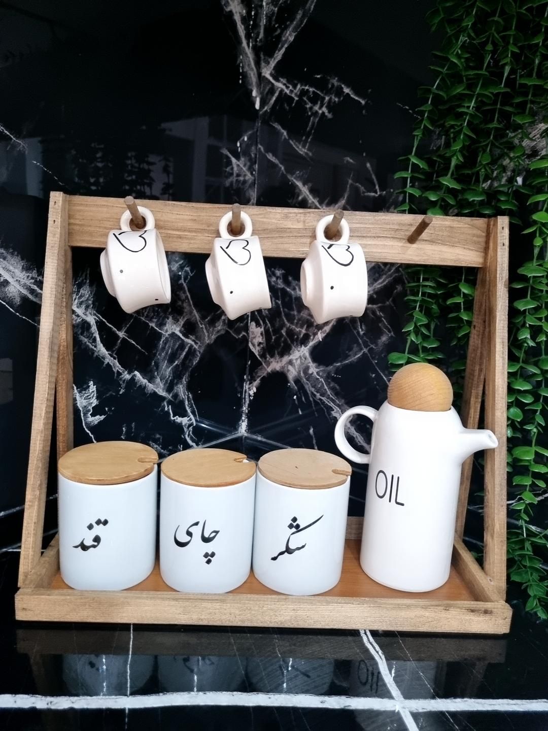 استند آشپزخونه چوبی|آب‌چکان و نظم‌دهنده ظروف|مشهد, هنرور|دیوار