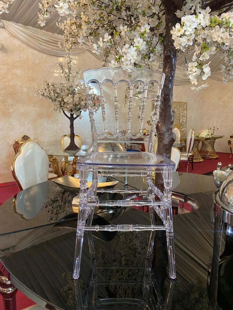 صندلی شیشه ای تالاری مدل تارا|عمده‌فروشی|رشت, دیلمان|دیوار