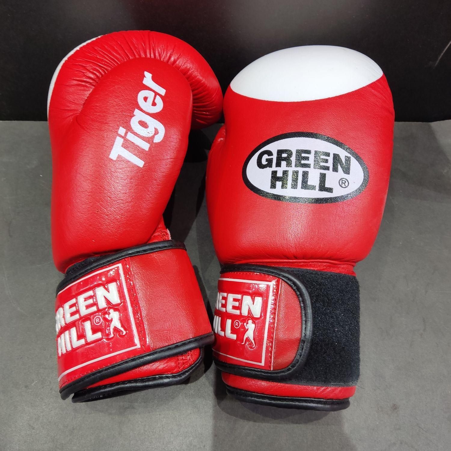 دستکش بوکس چرم مدل گرین هیل|تجهیزات ورزشی|اسلامشهر, |دیوار