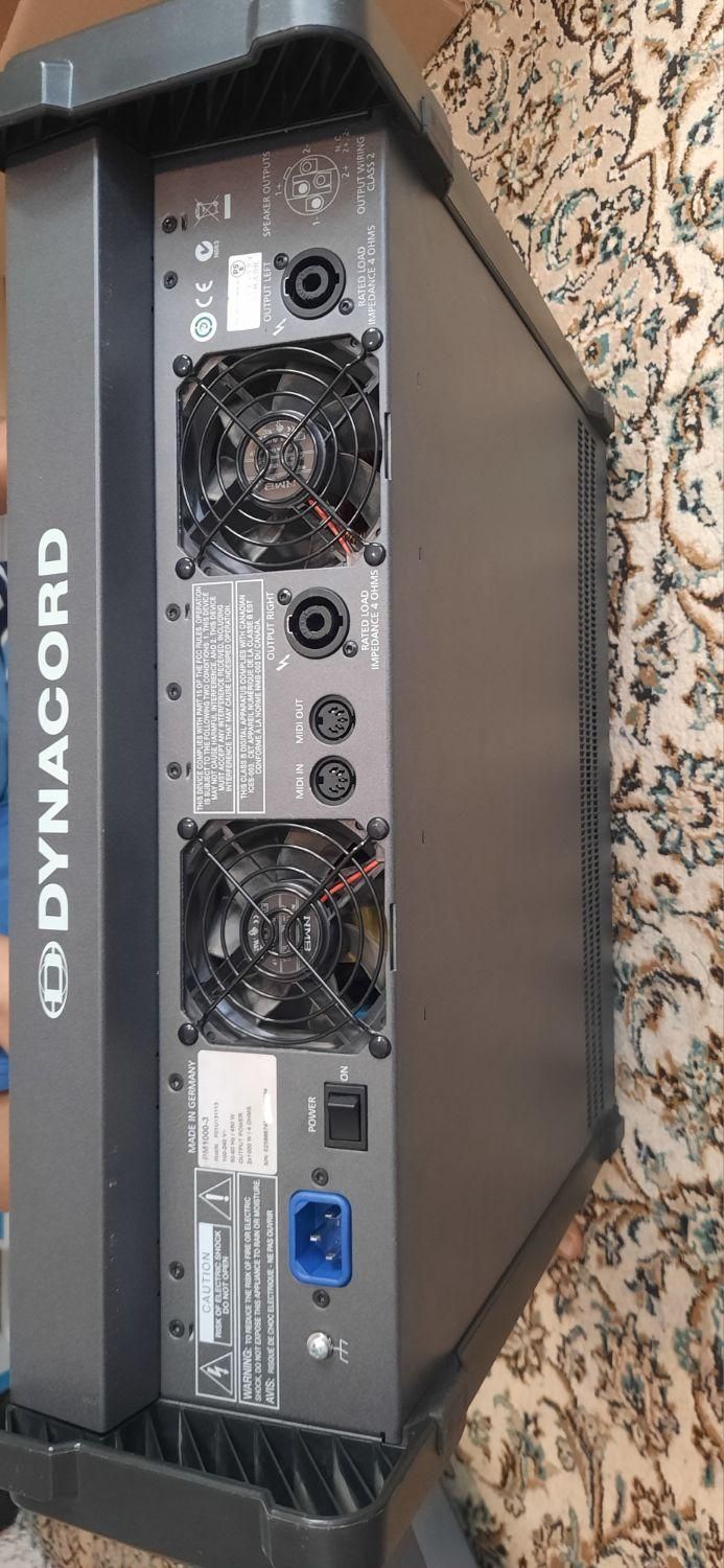 پاور میکسر دیناکورد اصلی 3-dynacord pm 1000 جرمنی|سیستم صوتی خانگی|تهران, طیب|دیوار