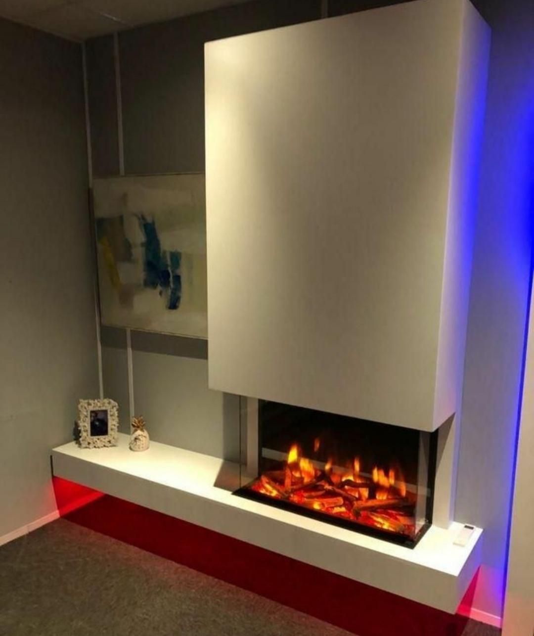 شومینه برقی اچ بی اصلی|بخاری، هیتر، شومینه|مشهد, جانباز|دیوار