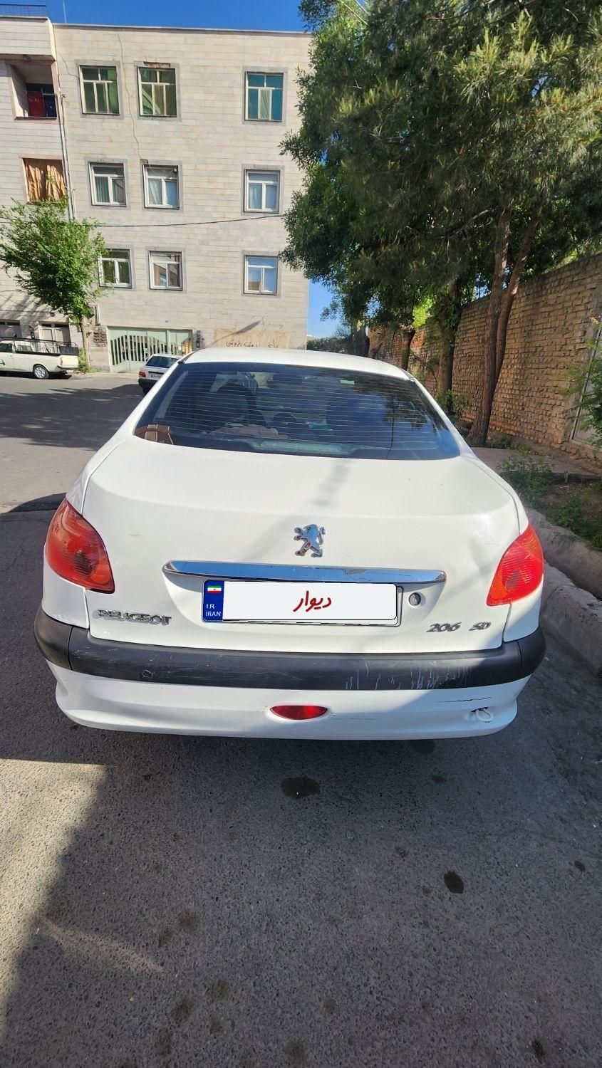 پژو 206 SD تیپ ۵|خودرو سواری و وانت|تهران, شهر زیبا|دیوار