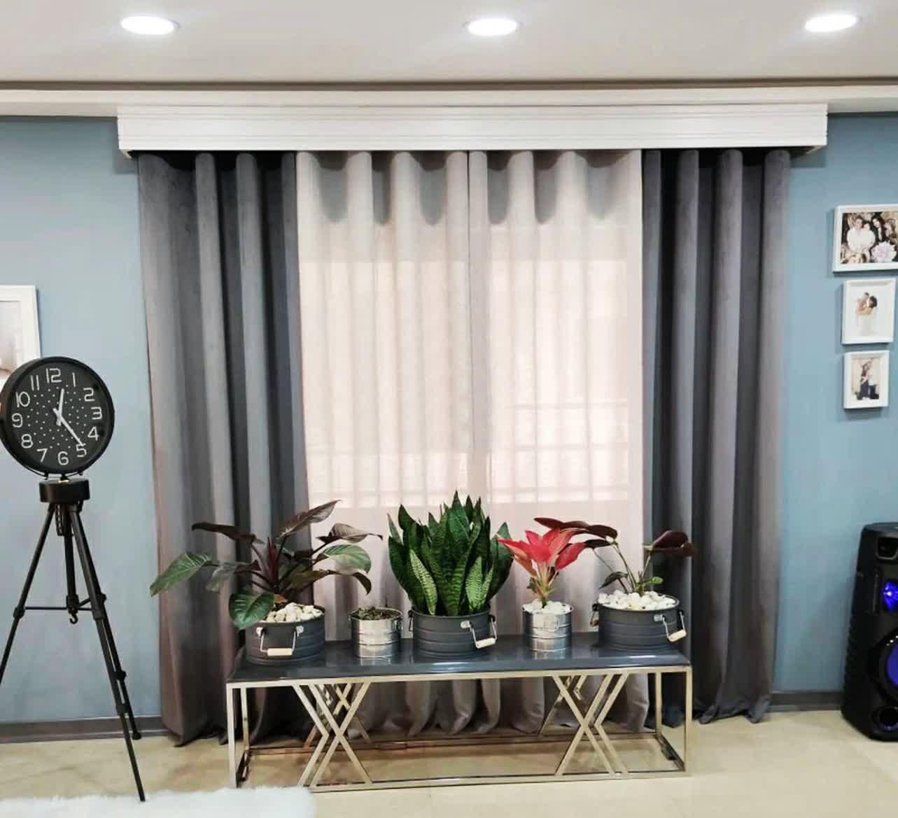 پرده پانچی تکمیل/پنجره ۲ متری ائلوین،برند اعتماد|پرده، رانر، رومیزی|تبریز, |دیوار