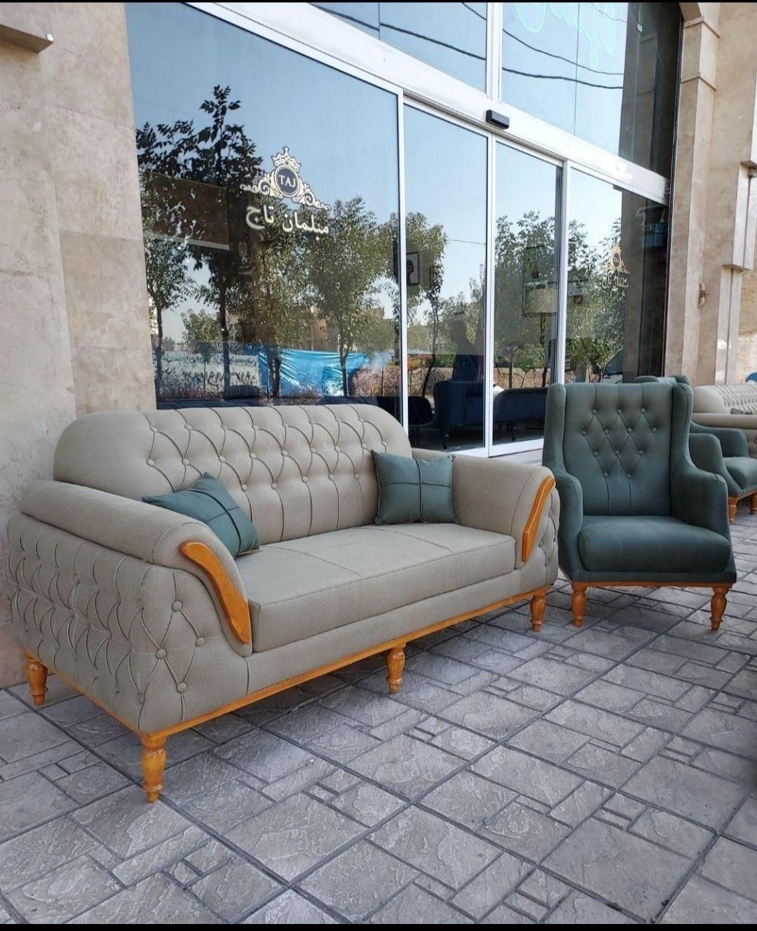 مبل*هیرمند* جهیزیه عروس پارکر (تولیدی ارزانکده)|مبلمان خانگی و میز عسلی|خرم‌آباد, |دیوار