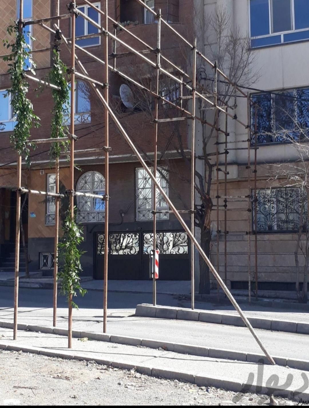 اجرای داربست فلزی. نما، تابلو ،کفراژ.|خدمات پیشه و مهارت|تهران, نیروی هوایی (پیروزی)|دیوار