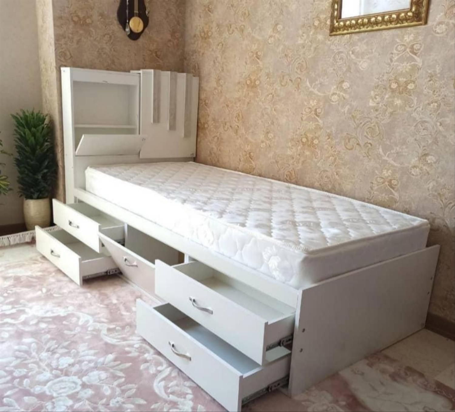 سرویس تخت خواب ۱نفره پرنس یک نفره نوجوان تک نفره|تخت و سرویس خواب|شیراز, شهرک فرزانگان|دیوار