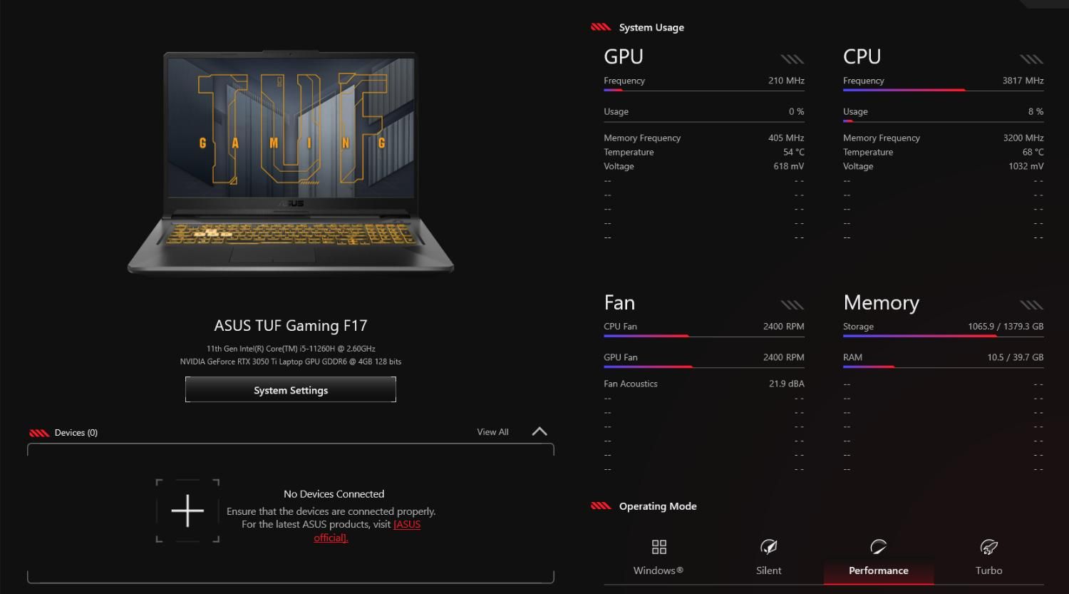 لپ‌تاپ گیمینگ ASUS TUF Gaming F17 FX706HEB|رایانه همراه|تهران, گیشا (کوی نصر)|دیوار