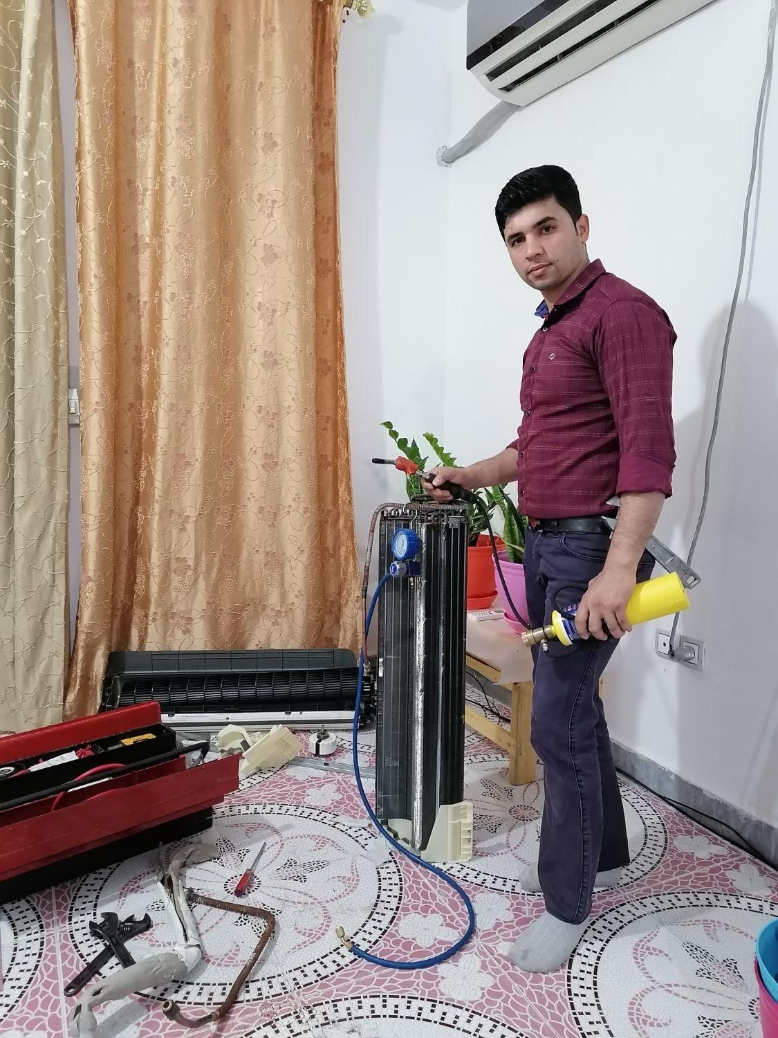 نصب. تعمیر و سرویس کولر گازی و اسپلیت.|خدمات پیشه و مهارت|بندر کنگان, |دیوار