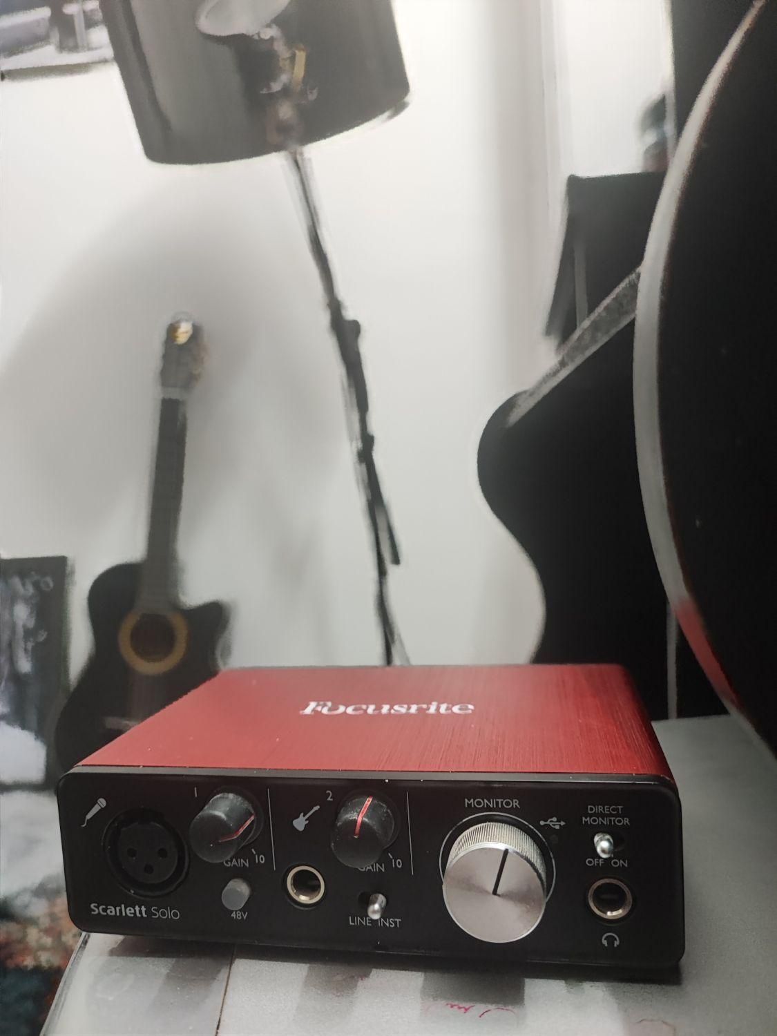 کارت صدا استودیویی Focusrite scarlett solo G2|آلات موسیقی|کرمان, |دیوار