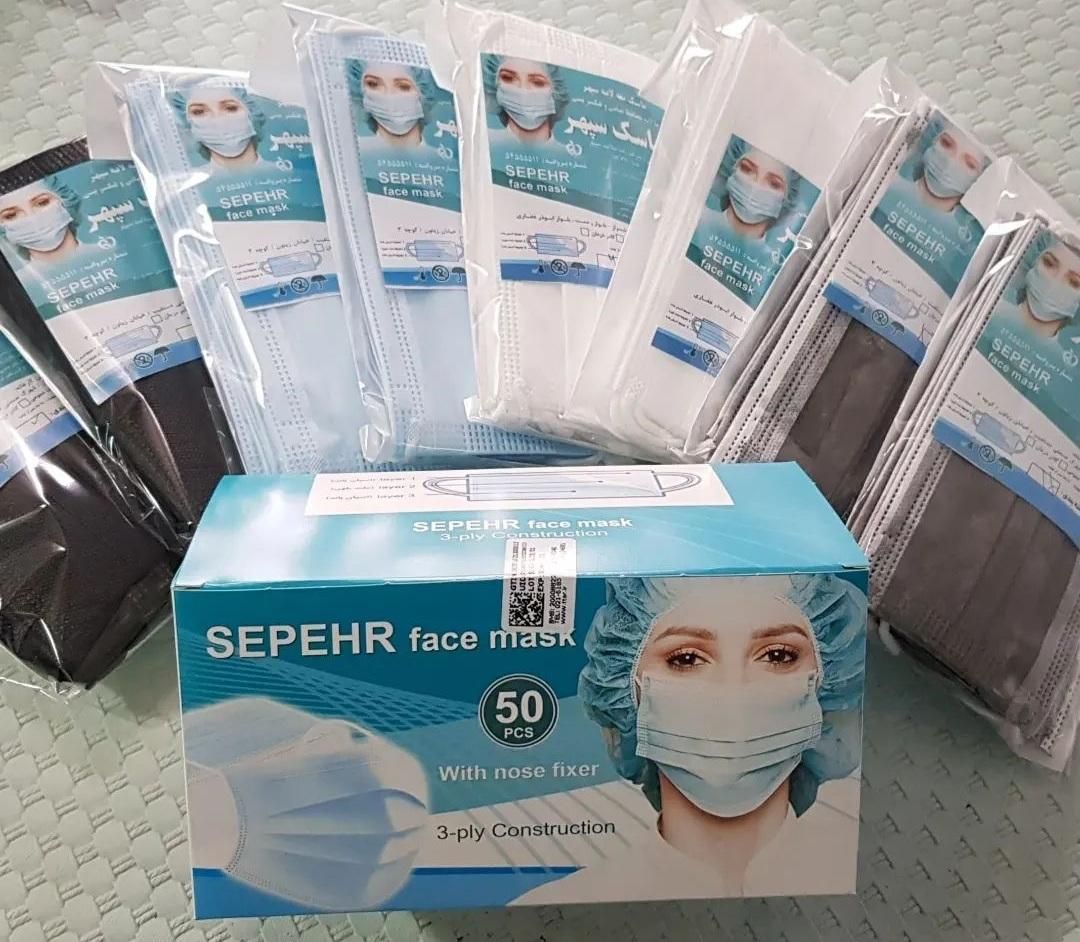 ماسک بهداشتی پزشکی سه لایه ۳ صورت کودک و بزرگسال|آرایشی، بهداشتی، درمانی|شیراز, شهرک گلها|دیوار