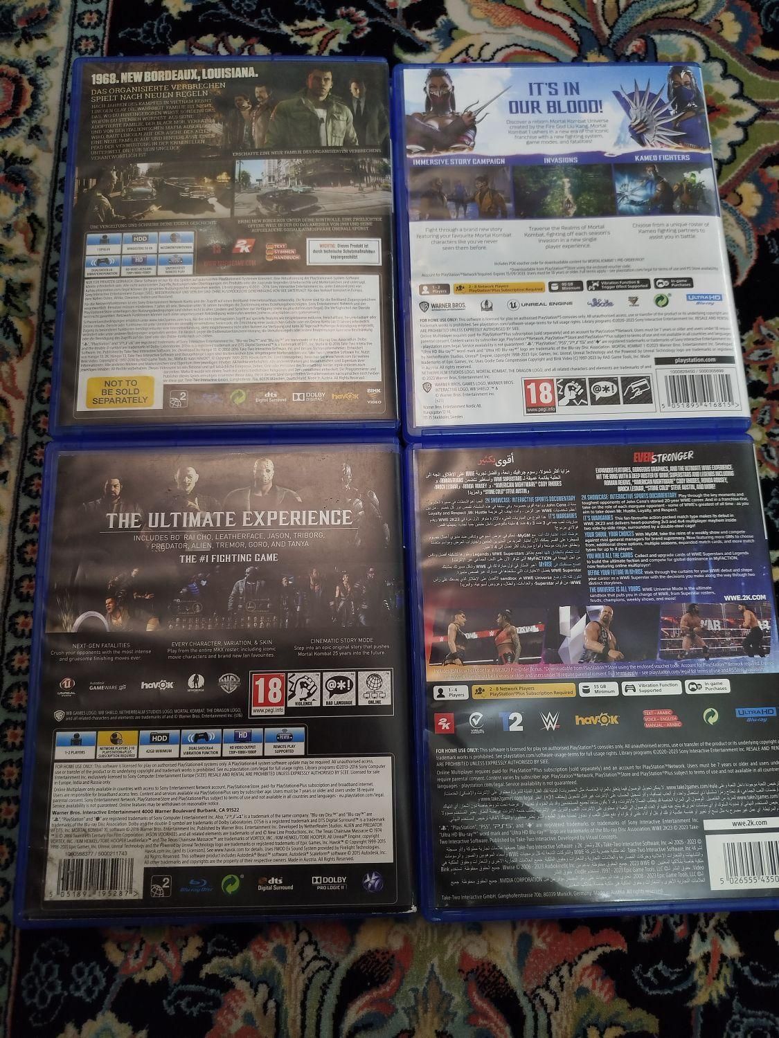 CD بازی ps5 و ps4|کنسول، بازی ویدئویی و آنلاین|مشهد, عبادی|دیوار