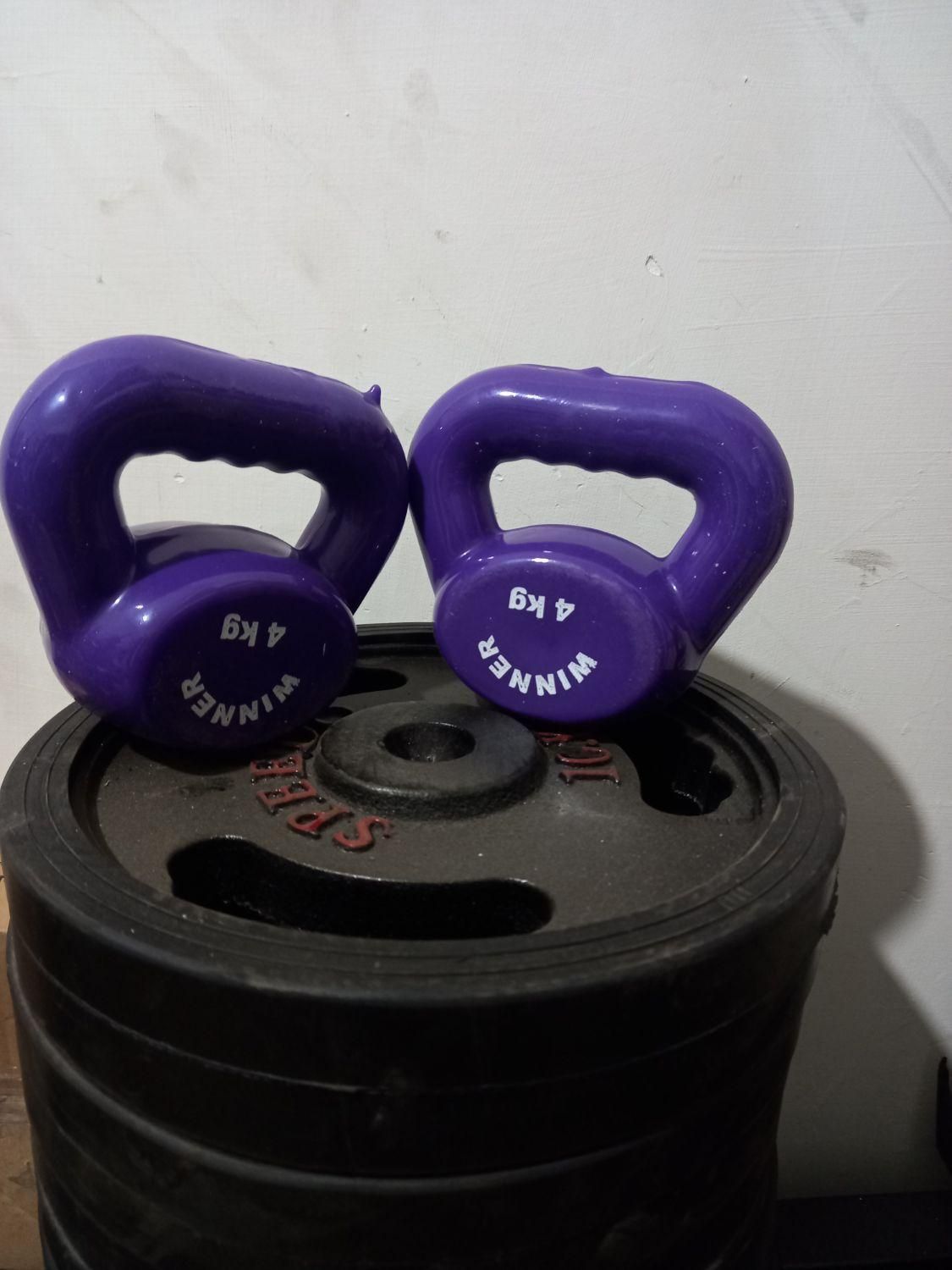 پخش دمبل رنگی بانوان و کتل بل و رک دمبل|تجهیزات ورزشی|تبریز, |دیوار