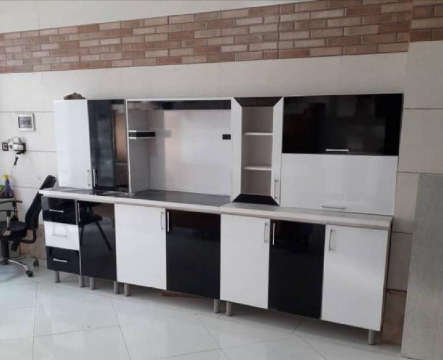 کابینت آشپزخانه با دستگیره طلایی کد 34412|مصالح و تجهیزات ساختمان|شاهرود, |دیوار