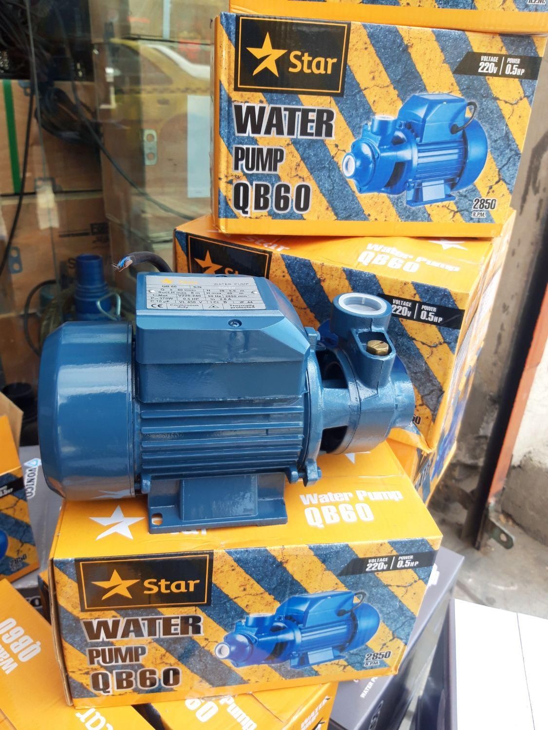 پمپ آب خانگی نیم اسب برند استار Star مدل QB60|مصالح و تجهیزات ساختمان|مشهد, کوشش|دیوار