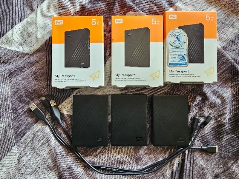 هارد اکسترنال 5tb پنج 5 ترابایت western digital|قطعات و لوازم جانبی رایانه|تهران, افسریه شمالی|دیوار