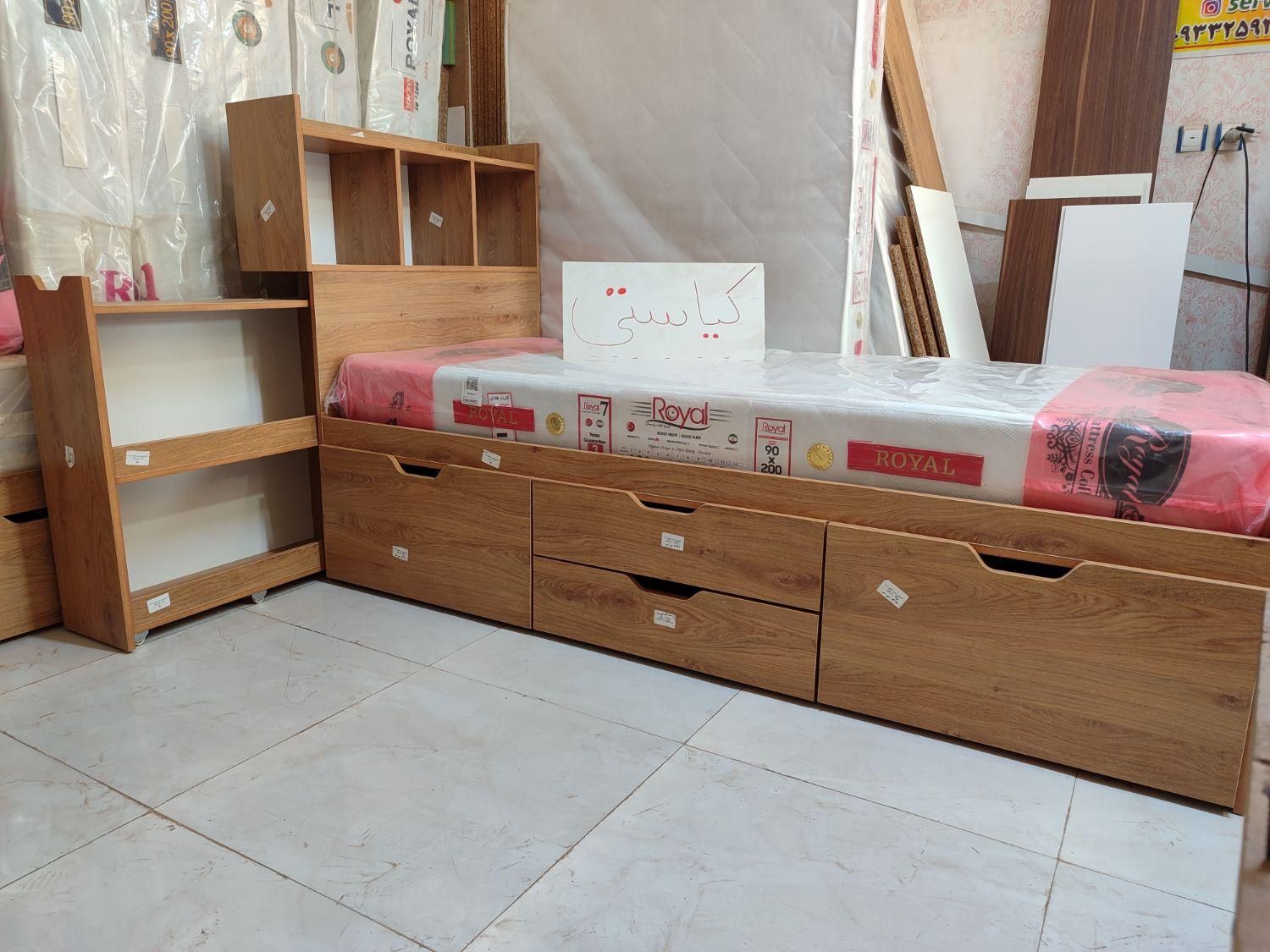 تخت یک نفره فندوق|تخت و سرویس خواب|مشهد, گلبرگ شمالی|دیوار