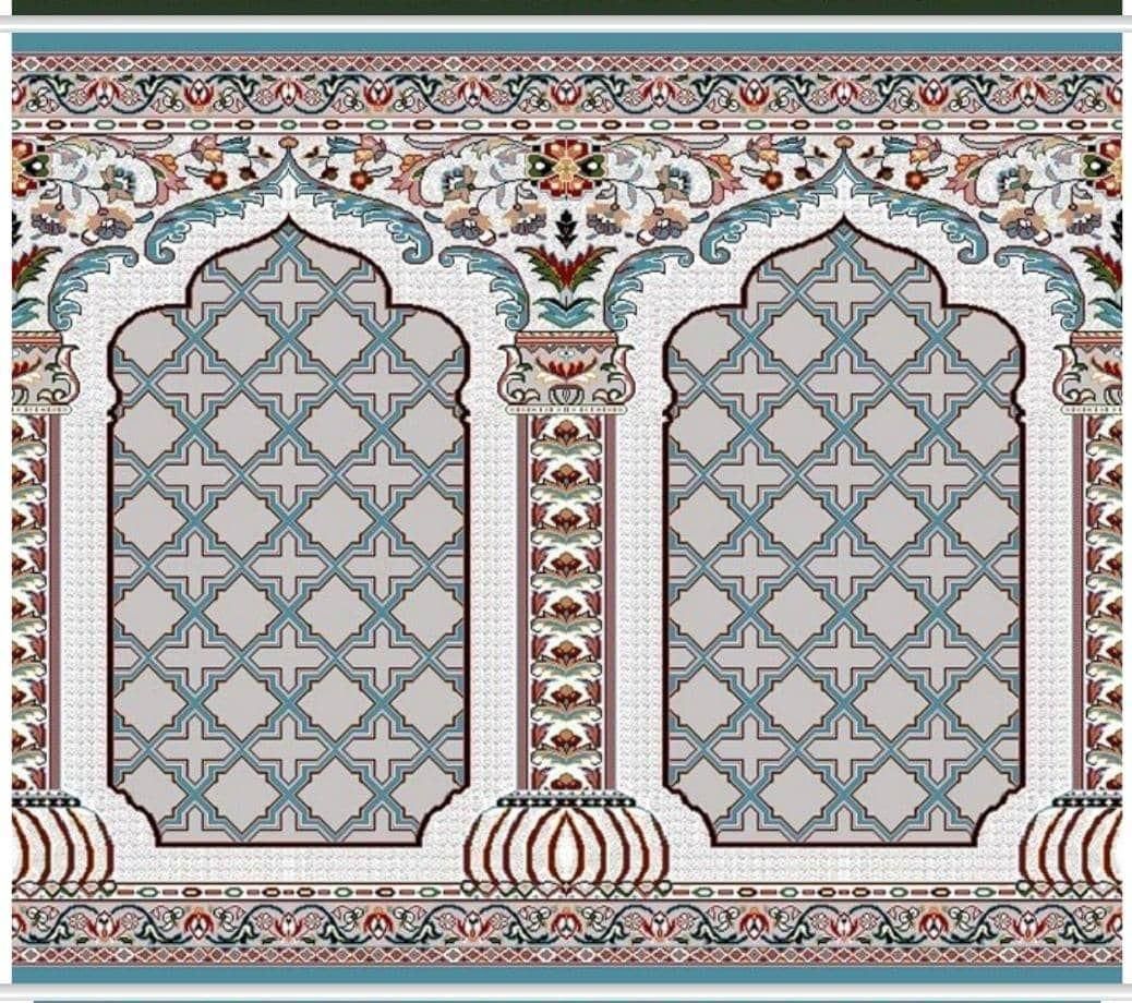 فرش سجاده ای مسجد ۷۰۰ شانه تراکم ۲۵۵۰|فرش|زاهدان, |دیوار