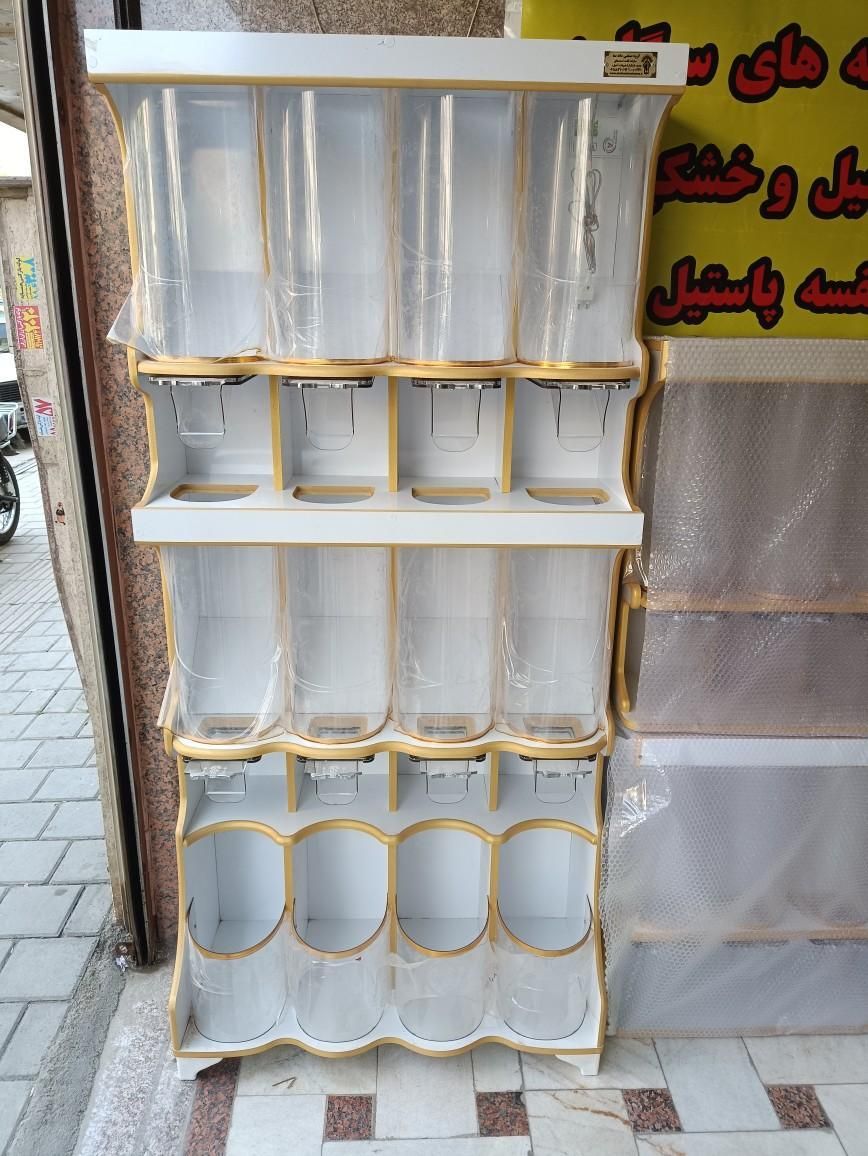 استند و قفسه مکانیزه مدل استوانه ای|فروشگاه و مغازه|رشت, چله خانه|دیوار