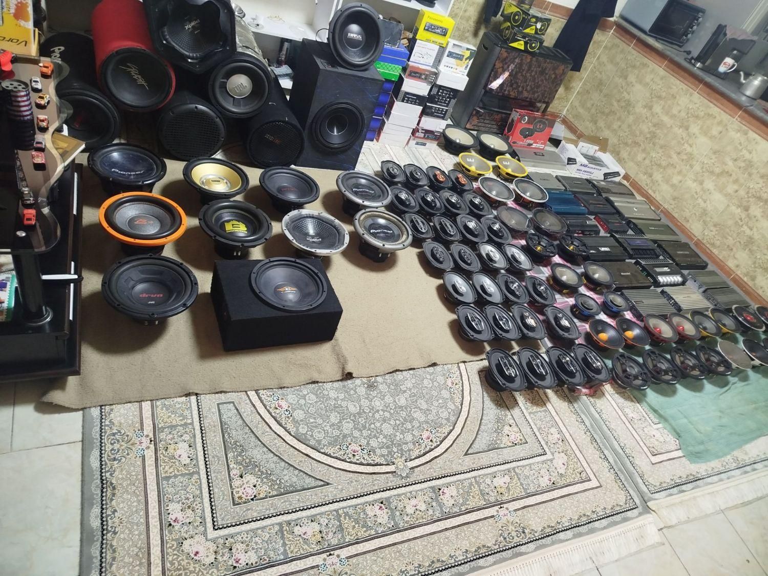 سیستم صوتی امپلی ساب ظبط باند میدرنج خازن مانیتور|قطعات یدکی و لوازم جانبی|کرمانشاه, |دیوار