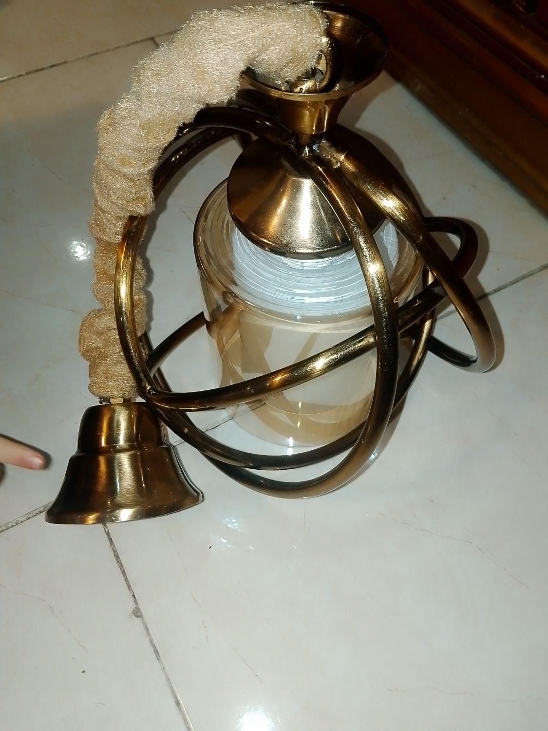 ست کامل آباژور ۱/۵متری لوستر ۳عدد پذیرای آشپزخانه|لوستر و چراغ آویز|تهران, جی|دیوار