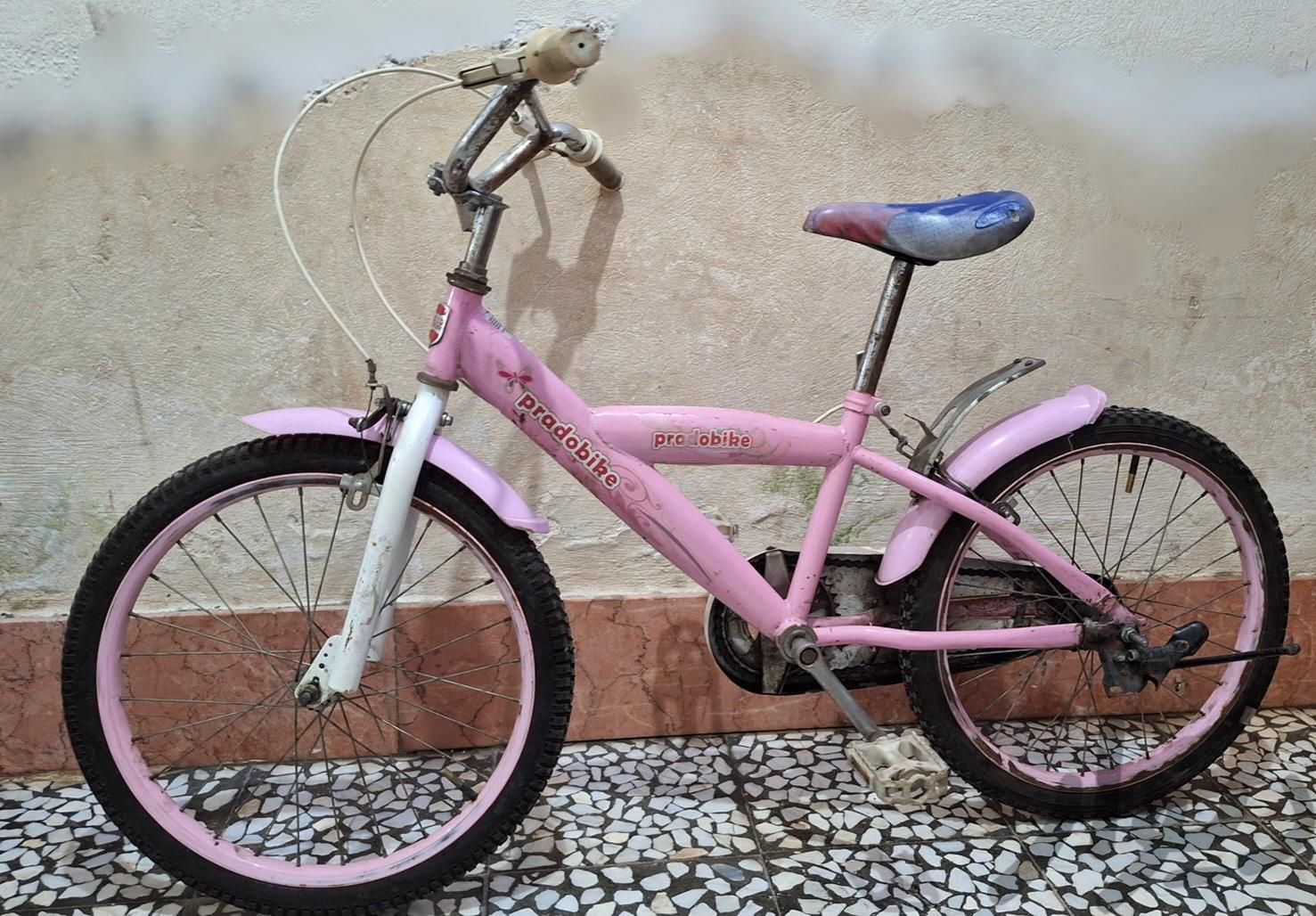 دوچرخه دخترانه سایز بیست تمیز وسالم دومیلیون|دوچرخه، اسکیت، اسکوتر|رشت, معلولین|دیوار