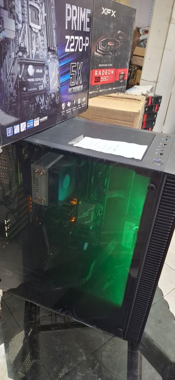 کیس گیمبنگ rx580 z270 1tra cpui5 7100 نسل هفت|رایانه رومیزی|تهران, آذربایجان|دیوار