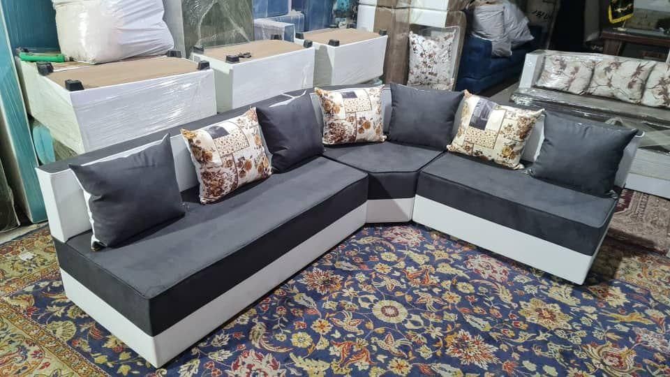 مبل راحتی ال مخصوص خونه های کم جا|مبلمان خانگی و میز عسلی|تهران, شهرک شریفی|دیوار