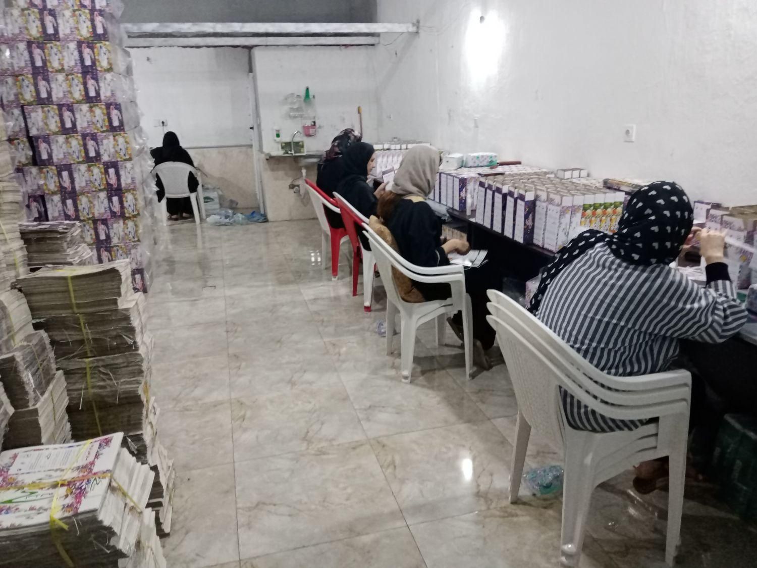 کاردرمنزل بسته بندی دستمال|استخدام صنعتی، فنی، مهندسی|آمل, |دیوار