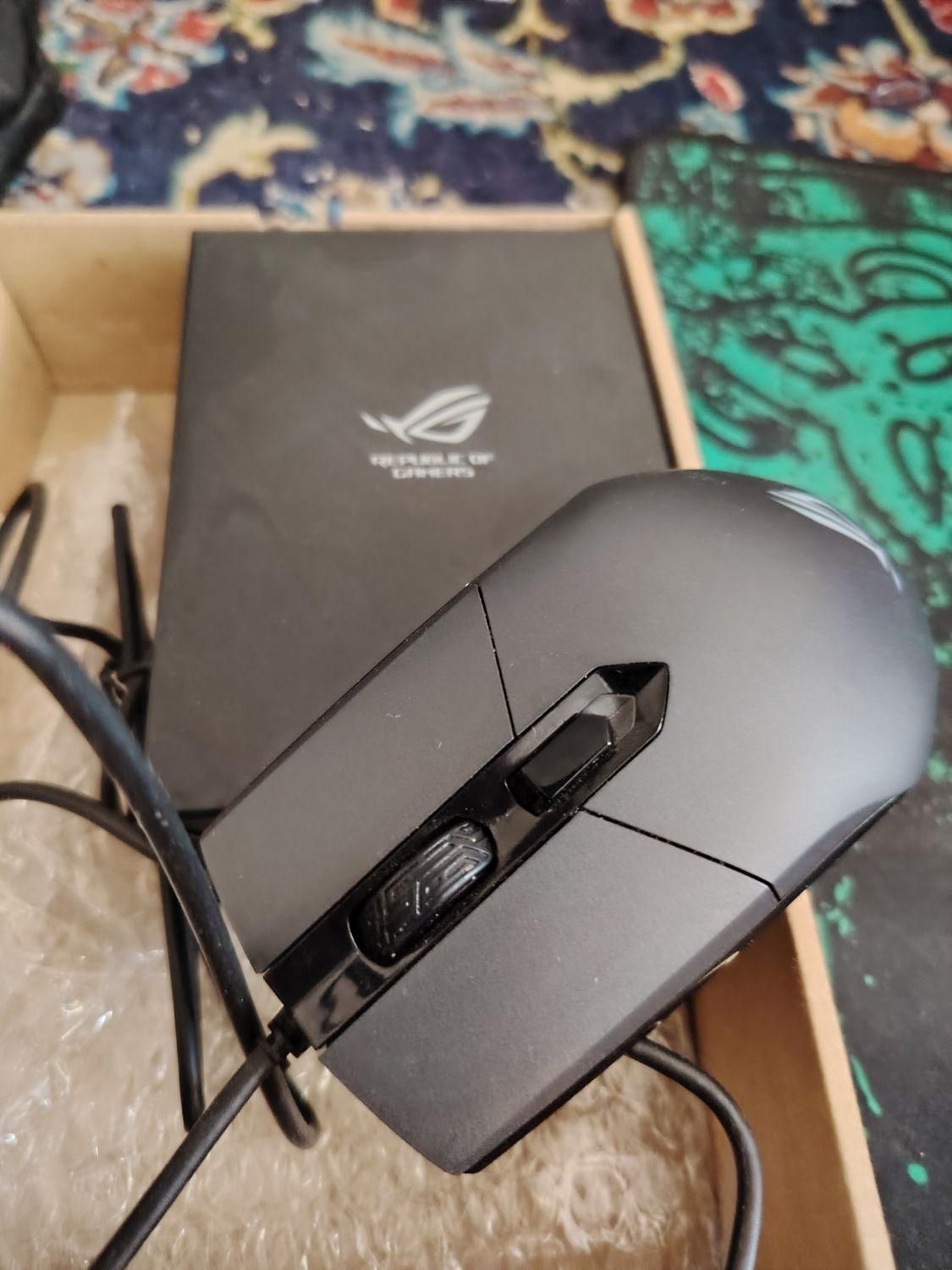 موس rog strix، پد razr و کوله لپتاپ ایسوس asus tuf|قطعات و لوازم جانبی رایانه|تهران, جنت‌آباد شمالی|دیوار