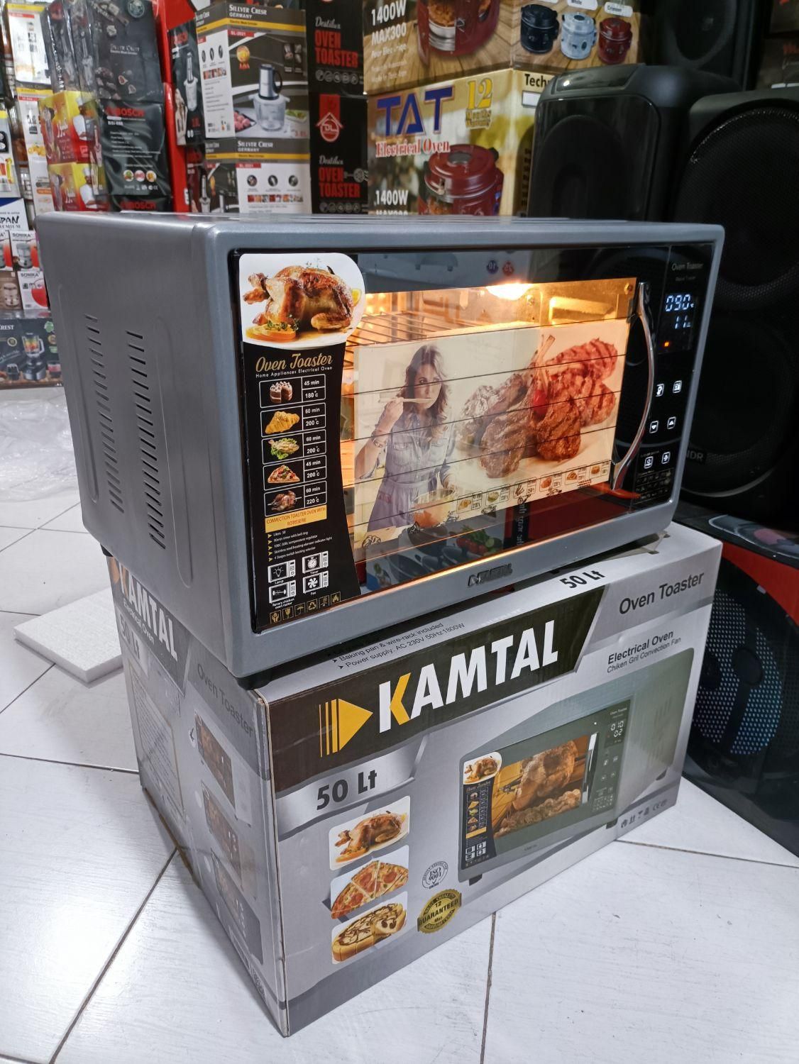 آون توستر 60 لیتری فر برقی|اجاق گاز و لوازم برقی پختوپز|کرج, مصباح|دیوار