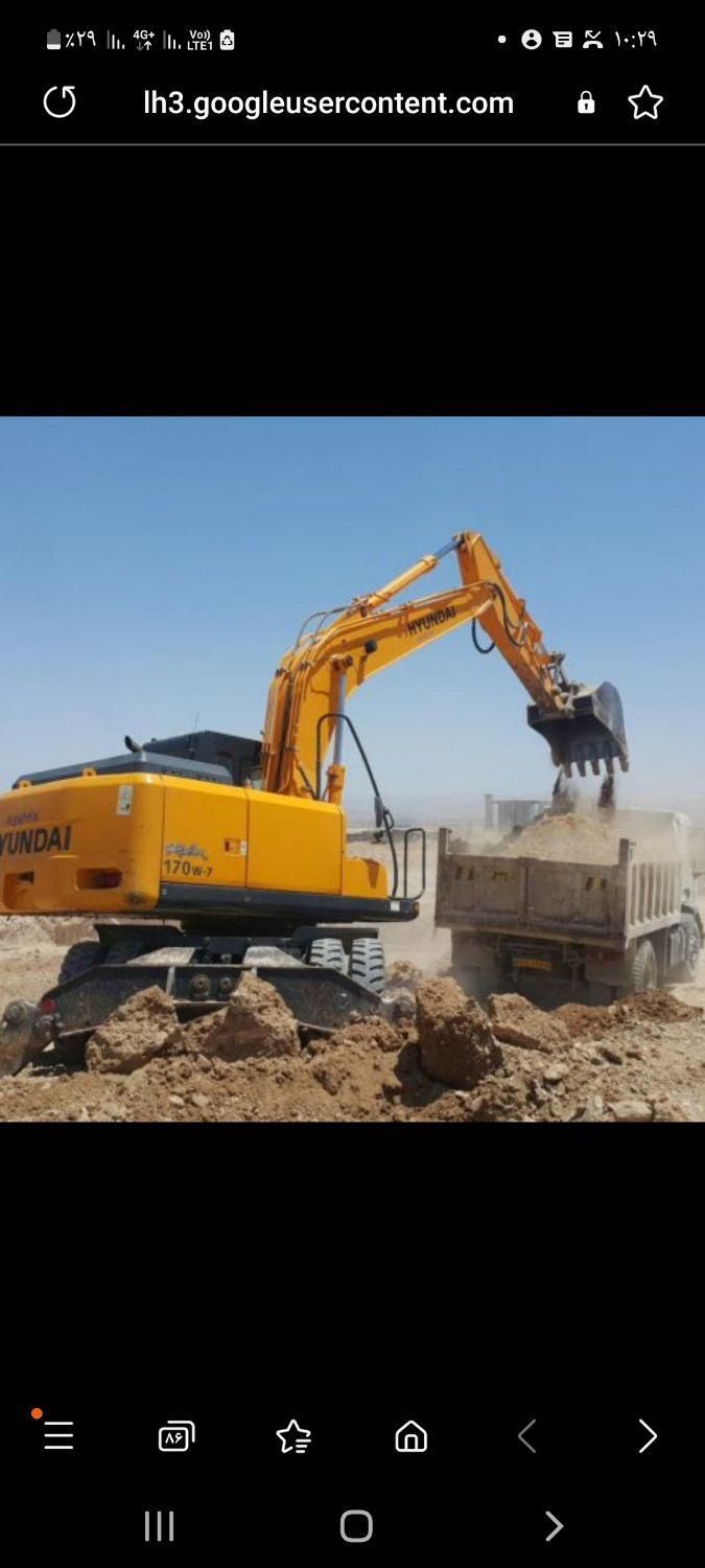 بیل مکانیکی  ( گود برداری کانال کنی و شفته )|خدمات حمل و نقل|بم, |دیوار
