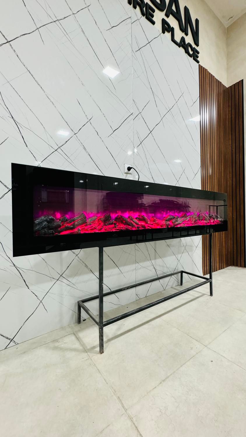 شومینه برقی طول ۱۴۰سانت مدل۰۰۹|بخاری، هیتر، شومینه|شیراز, ارم|دیوار