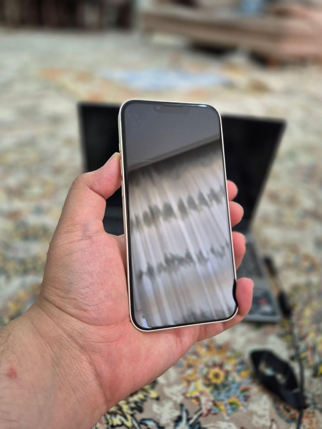 اپل آیفون iPhone 13 معمولی با حافظهٔ ۱۲۸ باتری۹۳|موبایل|تهران, باغ فیض|دیوار