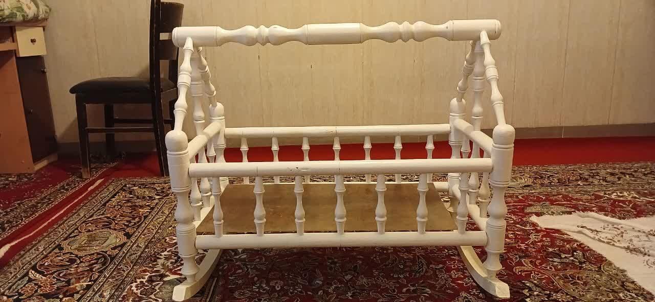 گهواره چوبی . گهواره فلزی. کریر .رورویک|اسباب و اثاث بچه|خمین, |دیوار
