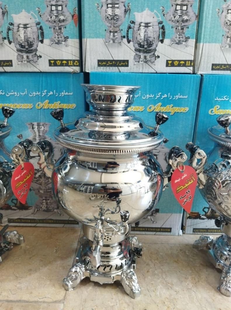 سماور گازی استیل ضخیم با ضمانت شرکتی اکبند نو|سماور، چای‌ساز، قهوه‌ساز|رباط‌کریم, |دیوار