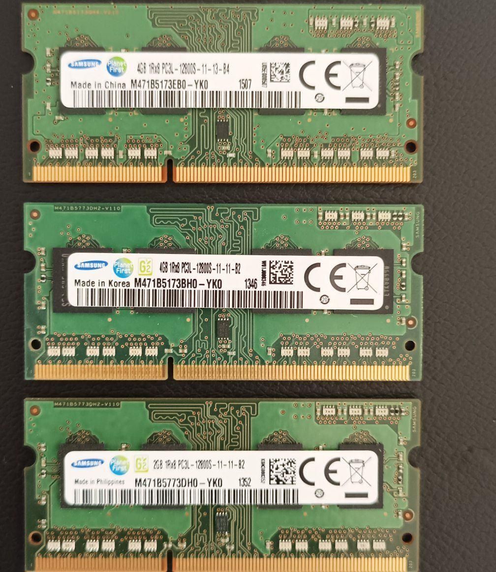 رم لپ تاپ سامسونگ DDR3 چهار گیگ و دو گیگ|قطعات و لوازم جانبی رایانه|زنجان, |دیوار