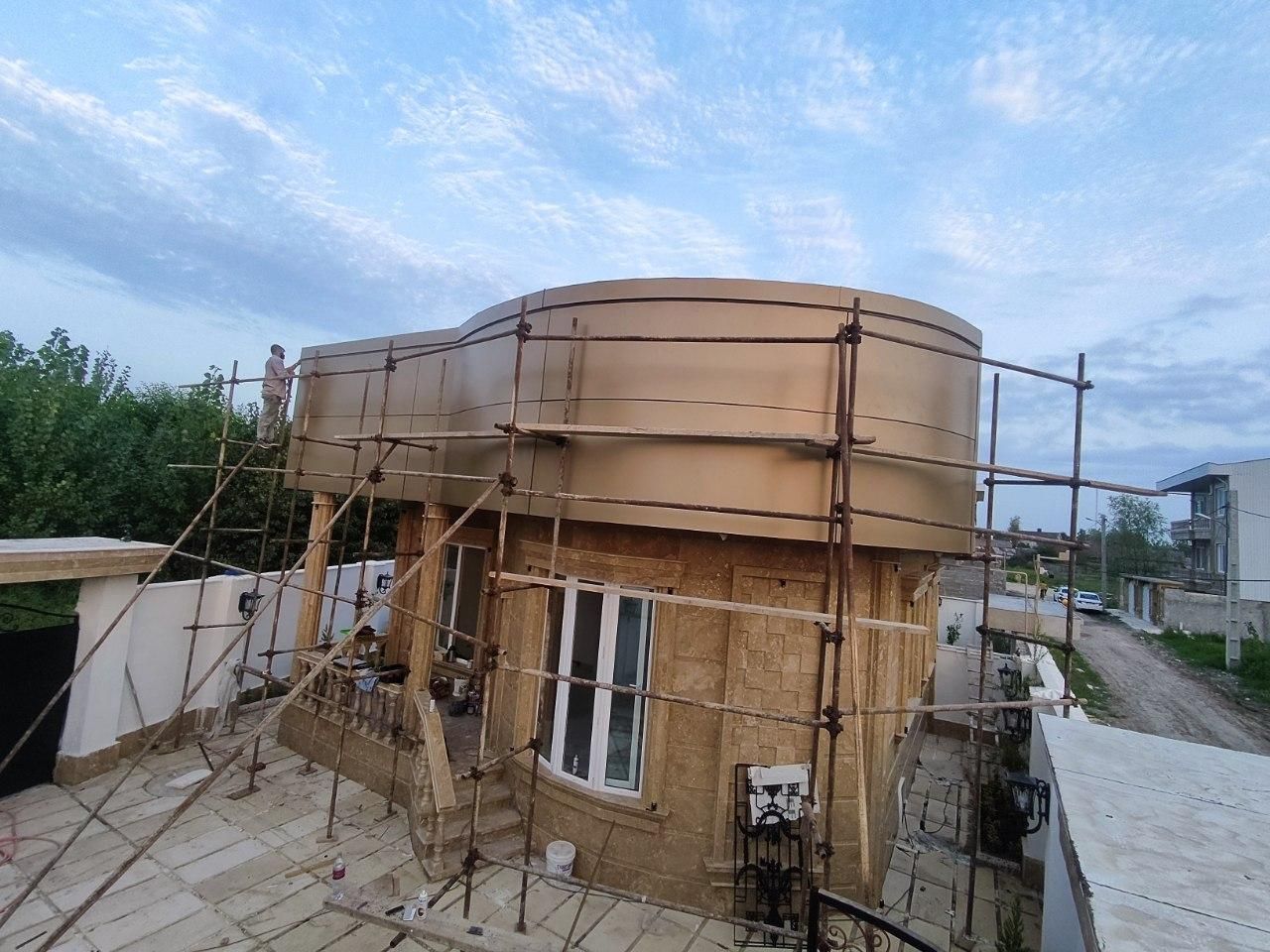 نصب و جرای تخصصی نمای کامپوزیت|خدمات پیشه و مهارت|رشت, آزادگان|دیوار