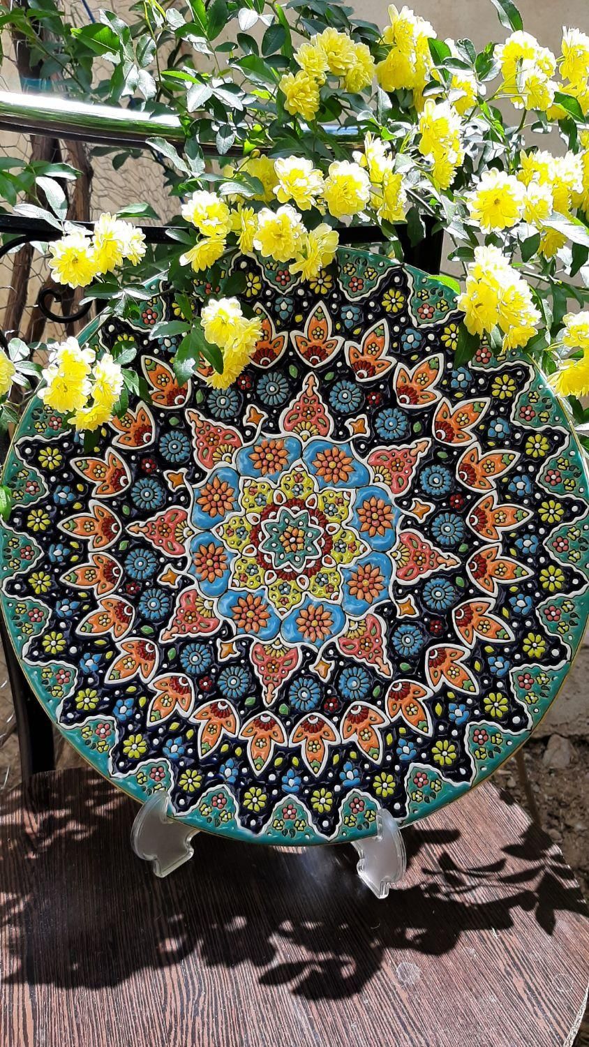 دیوارکوب های میناکاری|ظروف سرو و پذیرایی|خرمدره, |دیوار