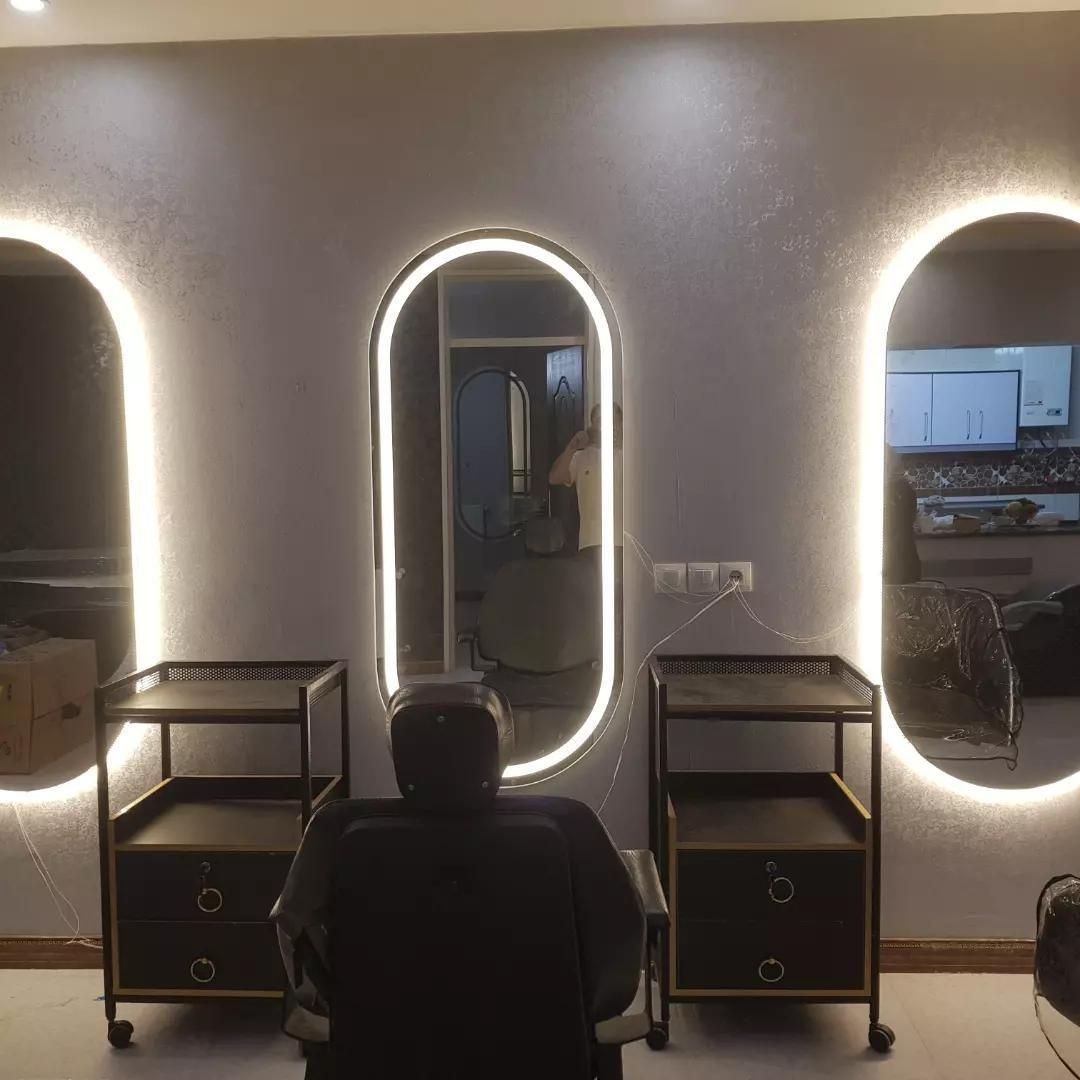 آینه قدی نوری|آرایشگاه و سالن‌های زیبایی|یزد, |دیوار