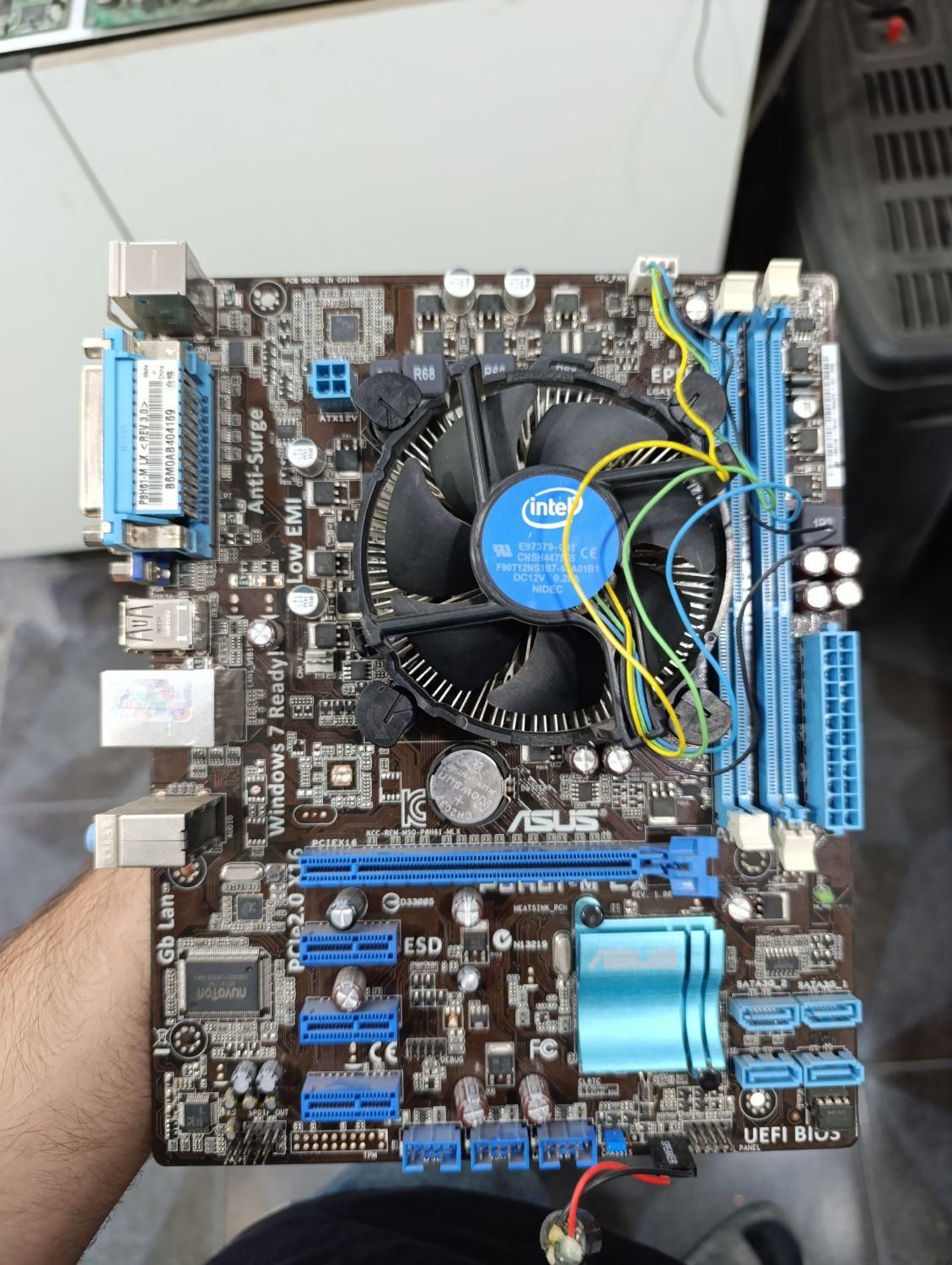 6عدد مادر برد h61به همراه CPU و ram|قطعات و لوازم جانبی رایانه|قرچک, |دیوار