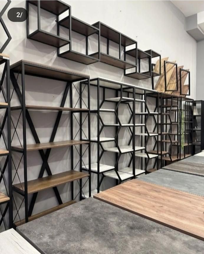 میز تحریر کتابخانه دار|کتابخانه، شلف، قفسه‌های دیواری|مشهد, عبادی|دیوار