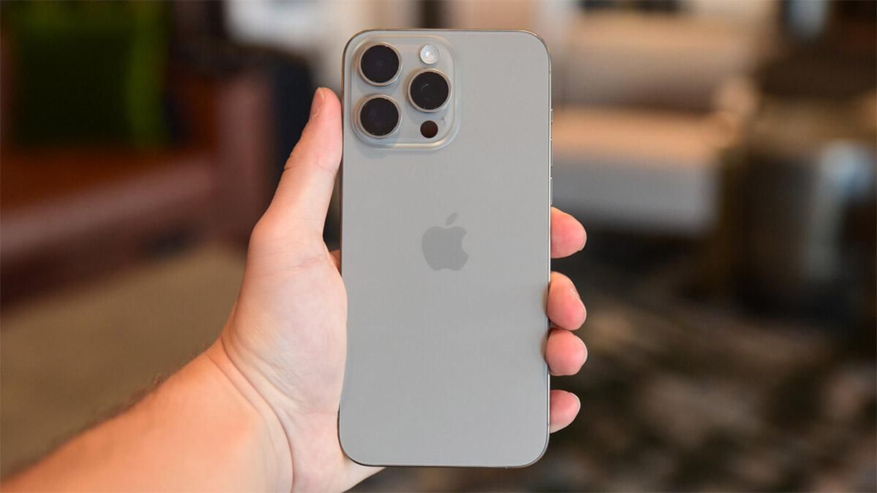 اپل iPhone 15 Pro Max با حافظهٔ ۲۵۶ گیگ رجیستر نیس|موبایل|کرمانشاه, |دیوار