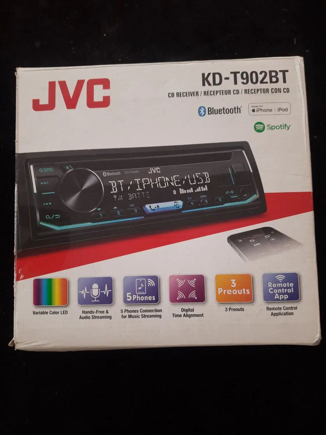 پخش صوتی JVC 902|قطعات یدکی و لوازم جانبی|تهران, زمزم|دیوار