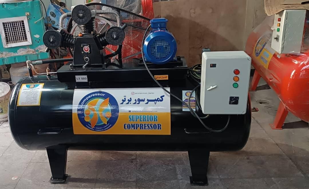 کمپرسورهوا 500 لیتری|ماشین‌آلات صنعتی|شیراز, شهرک بهار|دیوار