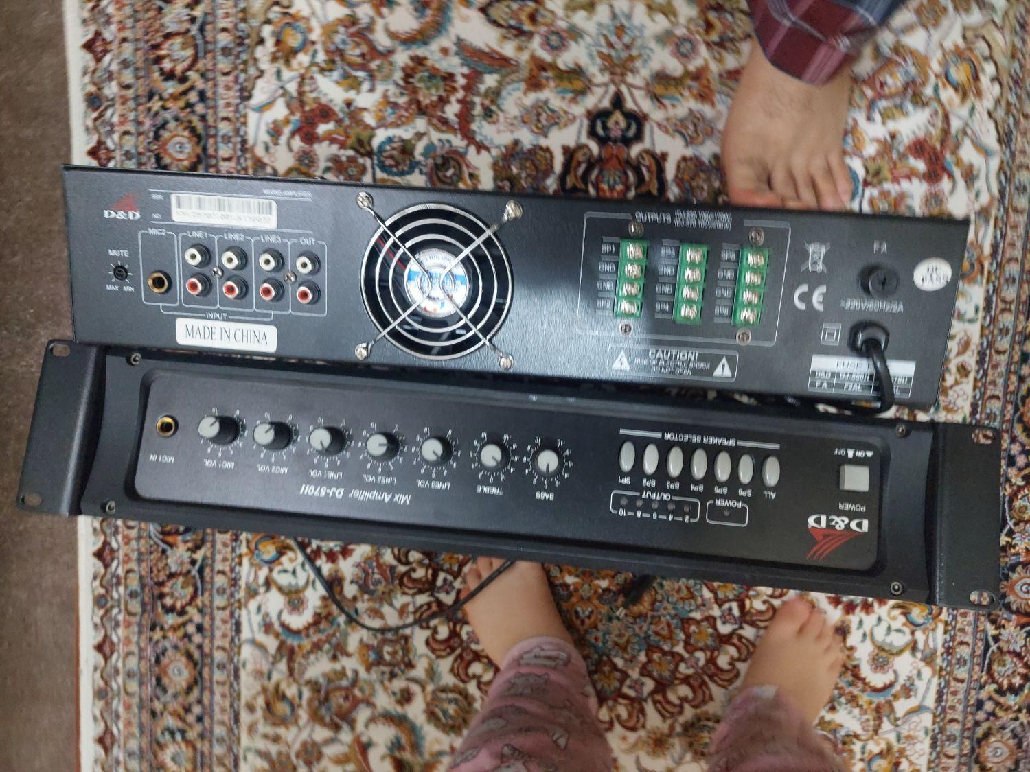 آمپلی فایر دی اند دی D&D DJ-570|صوتی و تصویری|تهران, دولاب|دیوار